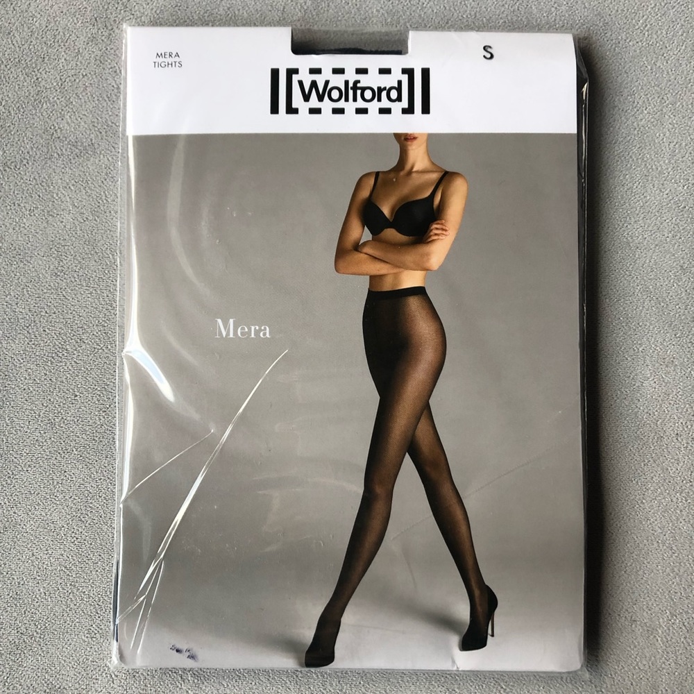 Wolford ~ Mera Tights ~ Midnight ~ Women’s Size S ~ Brand New!